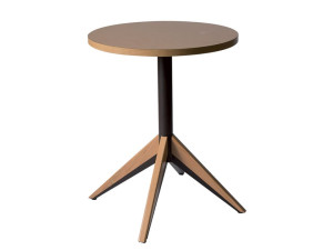 Круглый деревянный стол со спицами