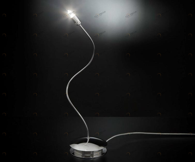 Metal Lux Настольная лампа из хромированного металла с гибким кронштейном Free spirit sun-id-1379859