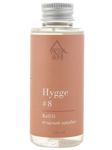ARIDA HOME Наполнитель для диффузора Hygge с ароматом ягодного щербета 100 мл 84535185