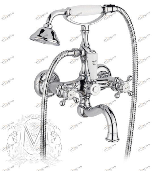 Смеситель MIGLIORE Arcadia ML.ARC-8302.СR для ванны/душа - хром ML.ARC-8302.CR