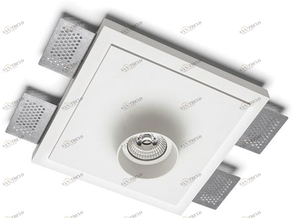 9010 novantadieci Полувстраиваемый потолочный светильник led из cristaly®  8935l 