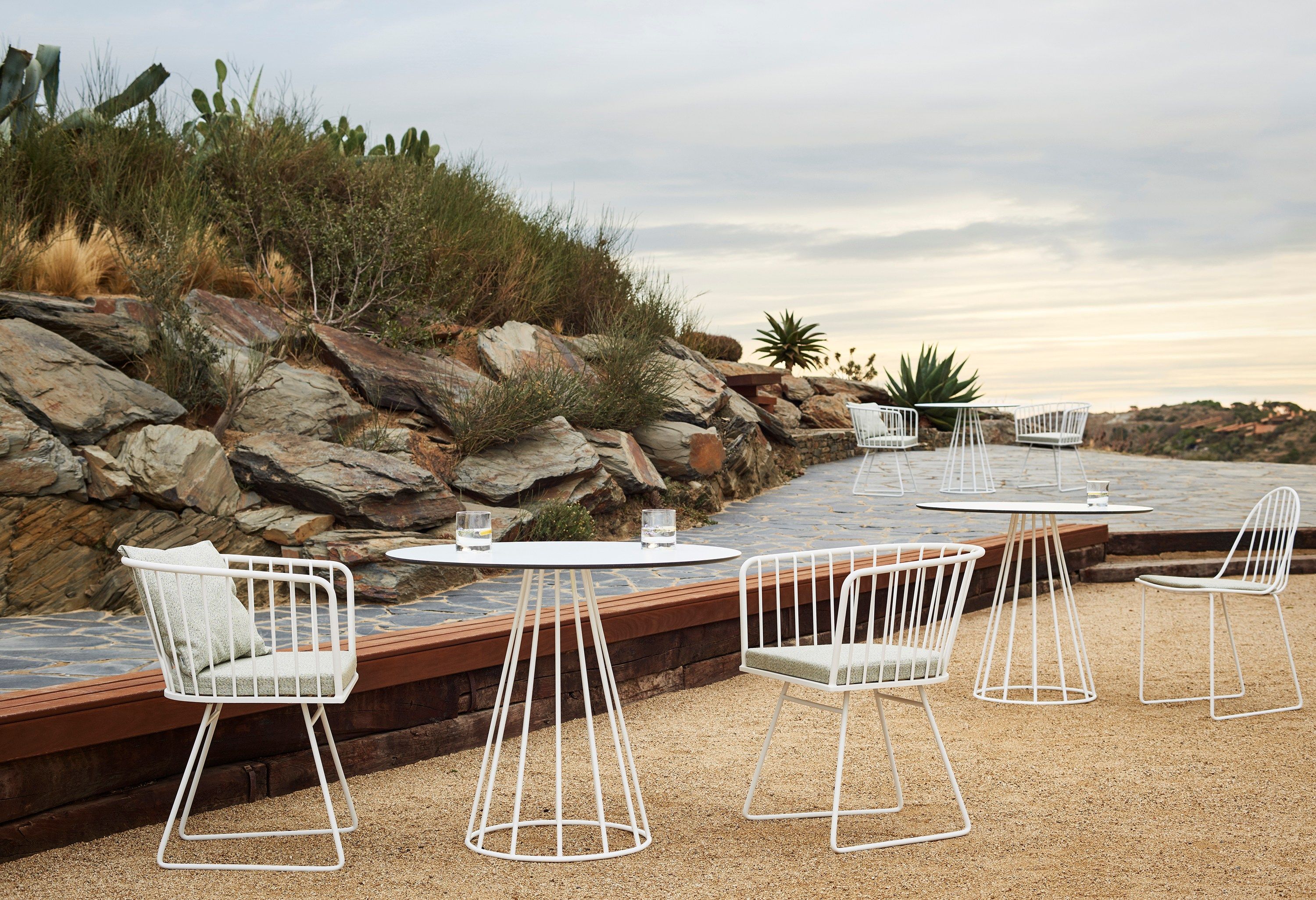 Алюминиевый стул с мягким сиденьем Bivaq Illa ARCH-00127129 - Вид №4