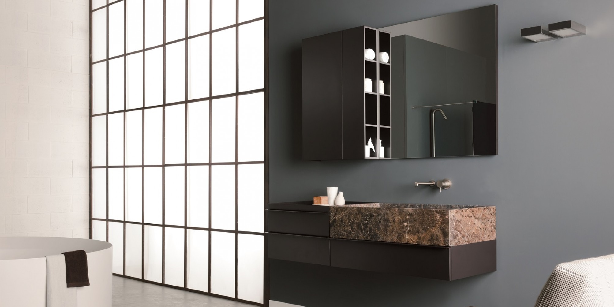 Toscoquattro Зеркало для ванной 90 см PIANO 09PN2LO - Вид №2