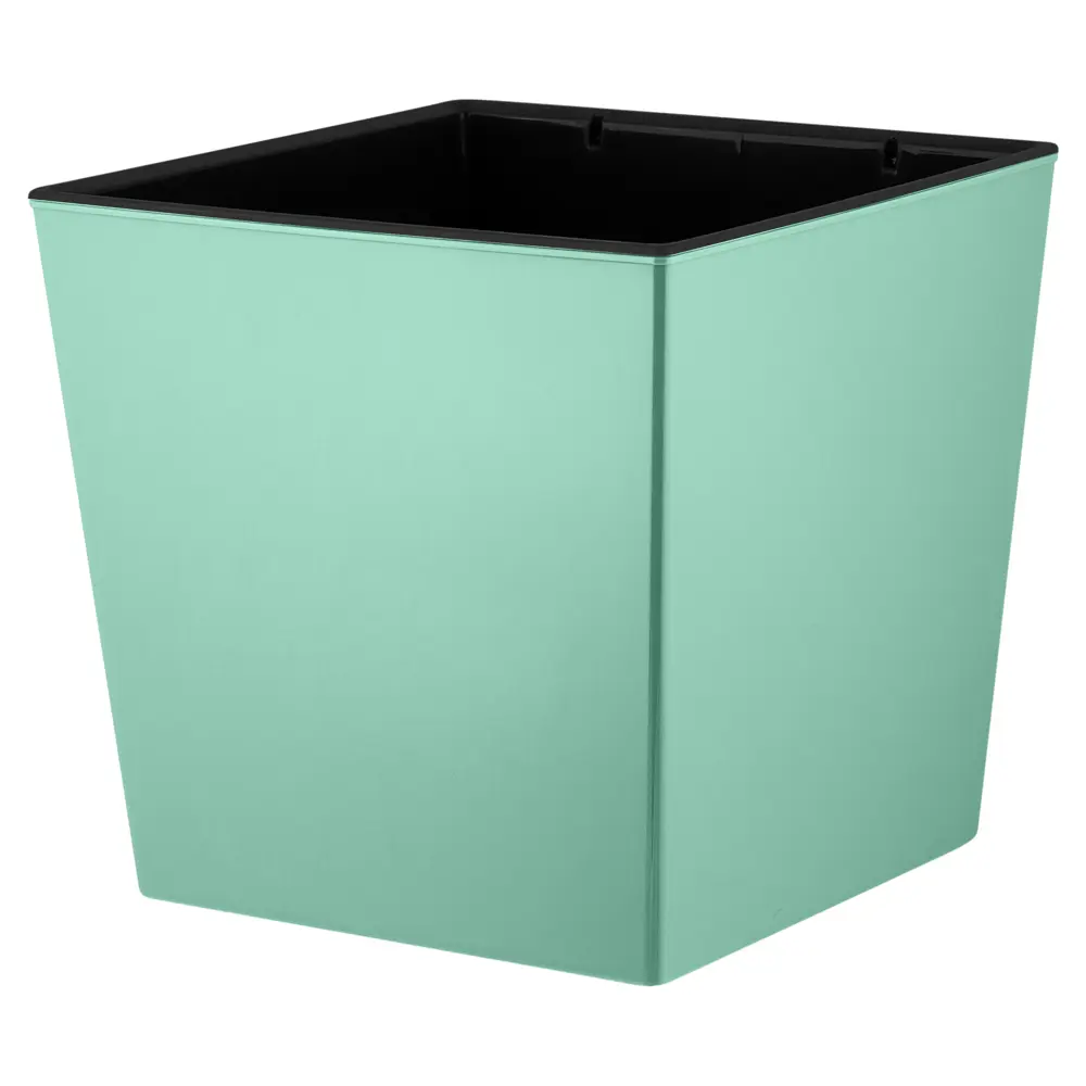 Горшок цветочный INGREEN Cube ø25 см 11.6 л пластик эвкалиптовый рассвет 89411075 STLM-1571313