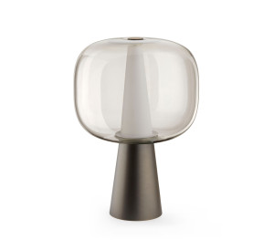 Стеклянная настольная лампа