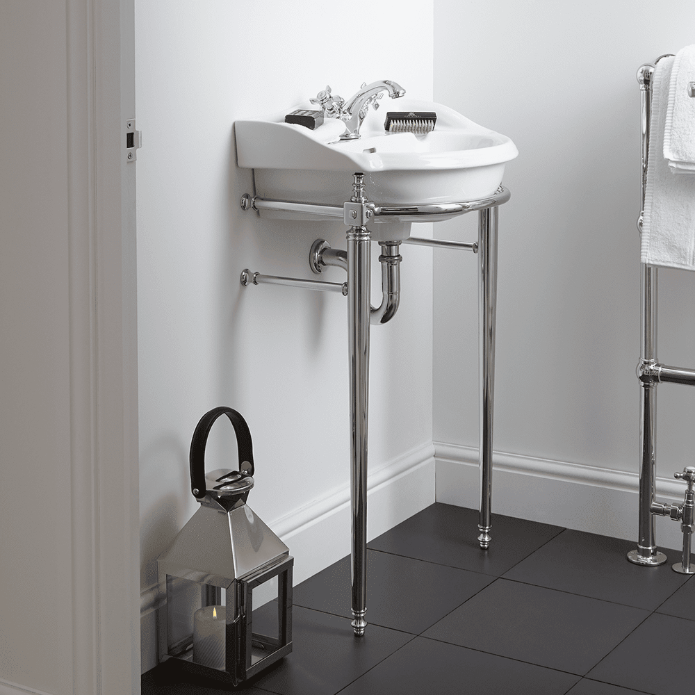 IMSR126 Подставка для умывальника Heyford Cloak с вешалкой для полотенец Heyford Imperial  - Вид №1