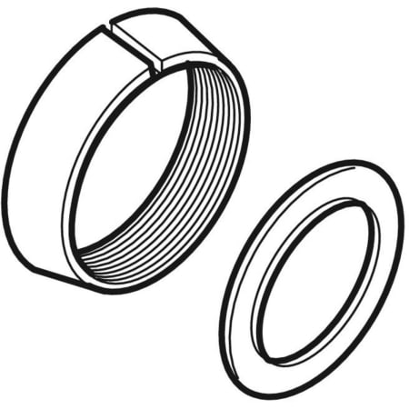 241.494.00.1 Комплект стяжного кольца с уплотнительным кольцом, для опрессовочной заглушки Geberit Mepla Geberit  - Вид №1