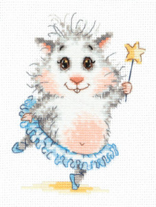 019-15 Звезда балета Набор для вышивания Чудесная Игла 11 х 14 см Чудесная игла