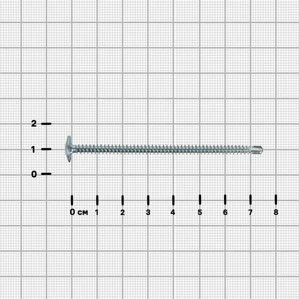Саморезы по металлу DILWIS с пресс-шайбой и сверлом 4.2x75 мм (12 шт) 89386303 STLM-1567317 - Вид №2