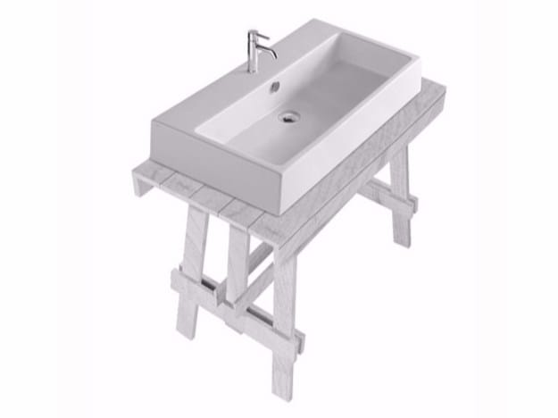 Консоль для умывальника из лиственницы Galassia плюс дизайн ARCH-00044238