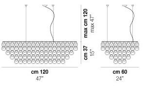 Vetreria Vistosi Хрустальная люстра Giogali sun-id-1378511 - Вид №1