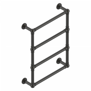 B6A-TWK4E Полотенцесушитель Традиционный рифленый, 4 перекладины, 623 мм x 823 мм, электрический Thg-paris Sèche-serviettes Traditionnel Покрытие PVD матовая бронза