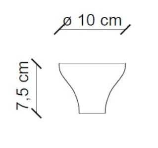 Круглый керамический потолочный светильник FERROLUCE Винтаж ARCH-00030912 - Вид №5