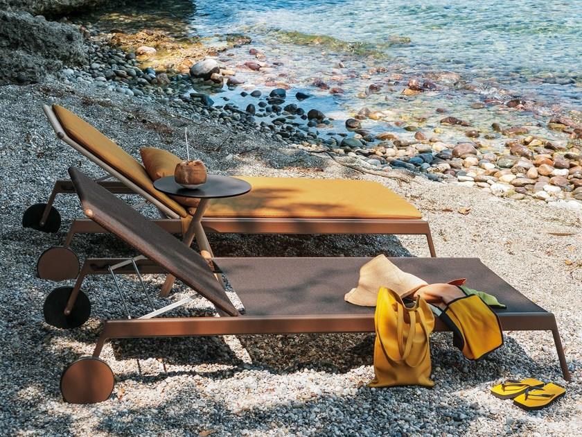 RODA Шезлонг для сада из алюминия и технической ткани Piper sun-id-1454030 - Вид №2