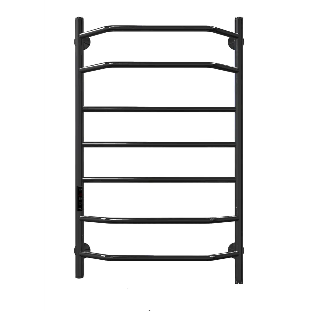 Полотенцесушитель электрический Арго Евростиль Гранд 500x800 мм 150 Вт лесенка цвет черный STLM-2134825 - Вид №2