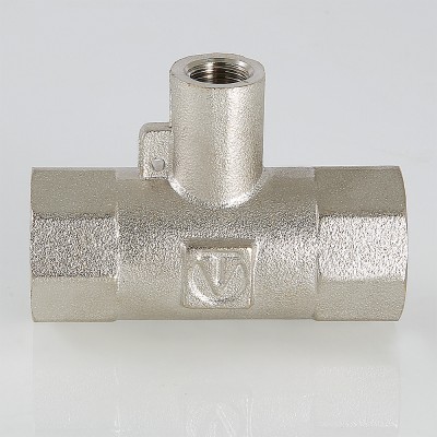 VTr.250.N.0005 Тройник для подключения датчика температуры Valtec 3/4" х M10 х 3/4"  - Вид №8
