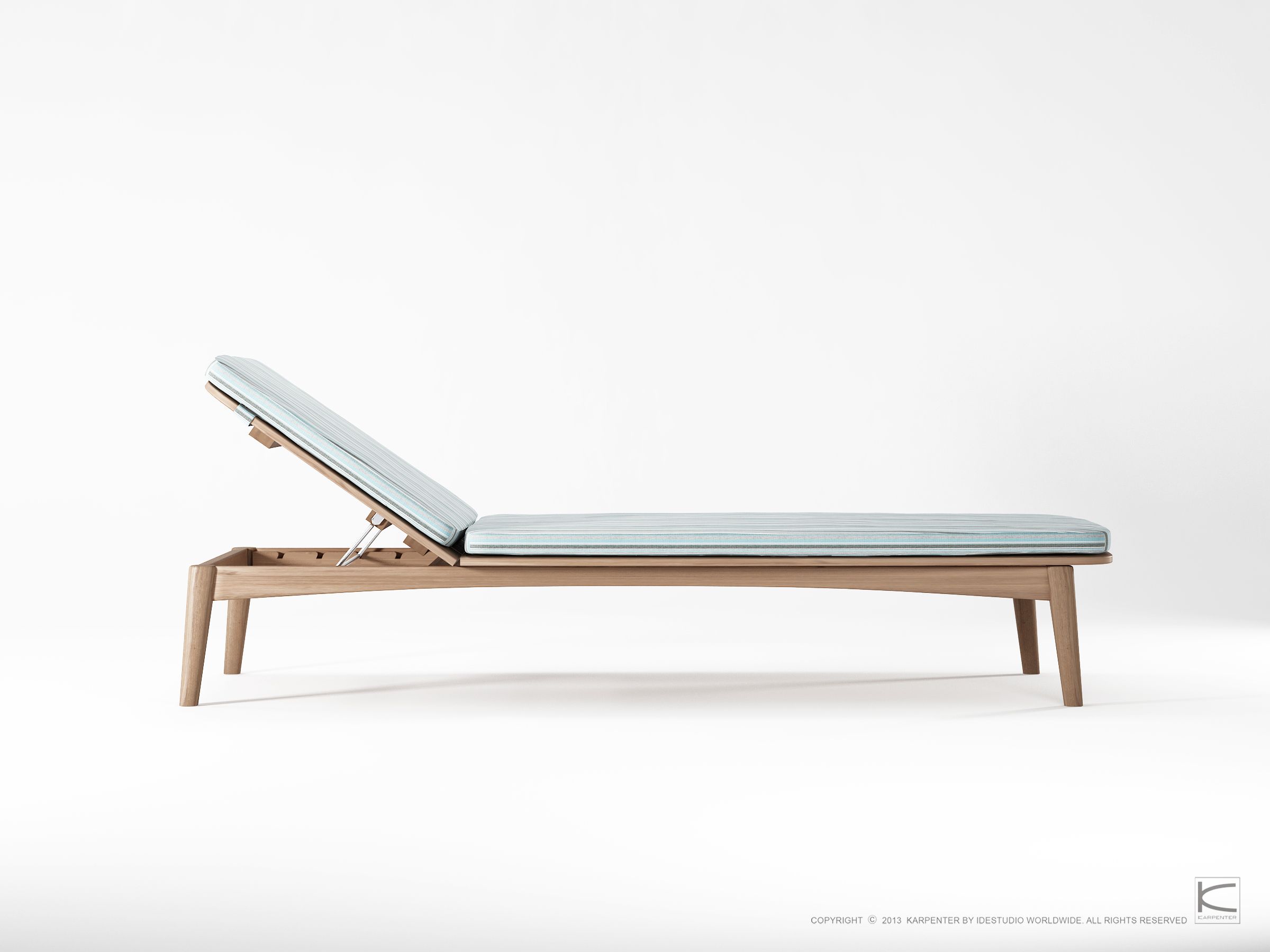 Складная садовая кровать из тикового дерева KARPENTER Grasshopper Outdoor ARCH-00014272 - Вид №3