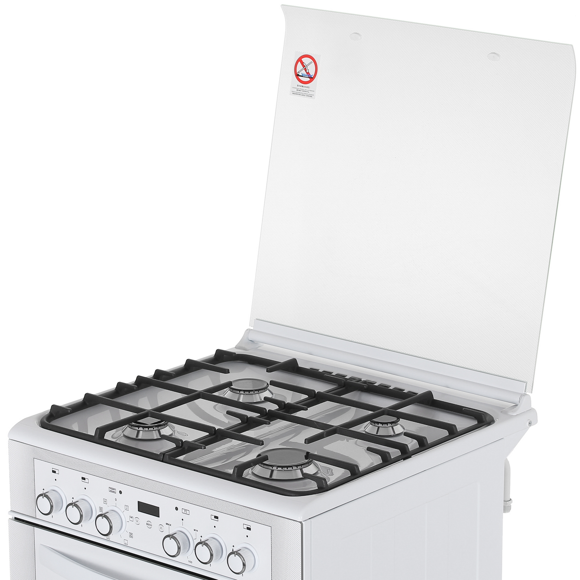9905001 Комбинированная плита Gefest ПГЭ 6302-04 0040 белый STDN-0089026 - Вид №7