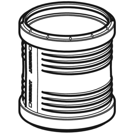 390.517.14.1 Муфта надвижная Geberit Silent-PP Geberit  - Вид №1