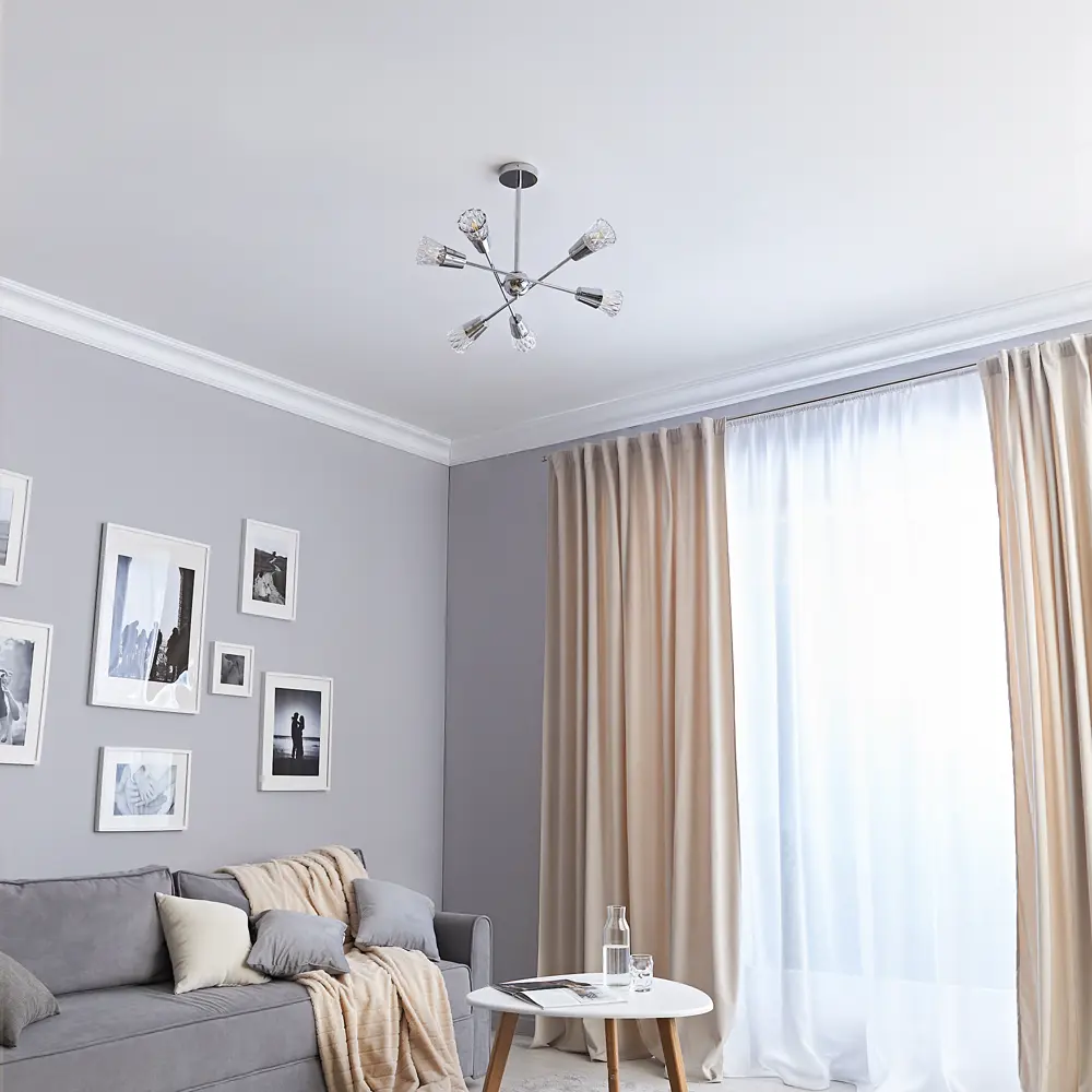 Люстра подвесная 541/6 6 ламп цвет хром Escada STLM-2046328 - Вид №12