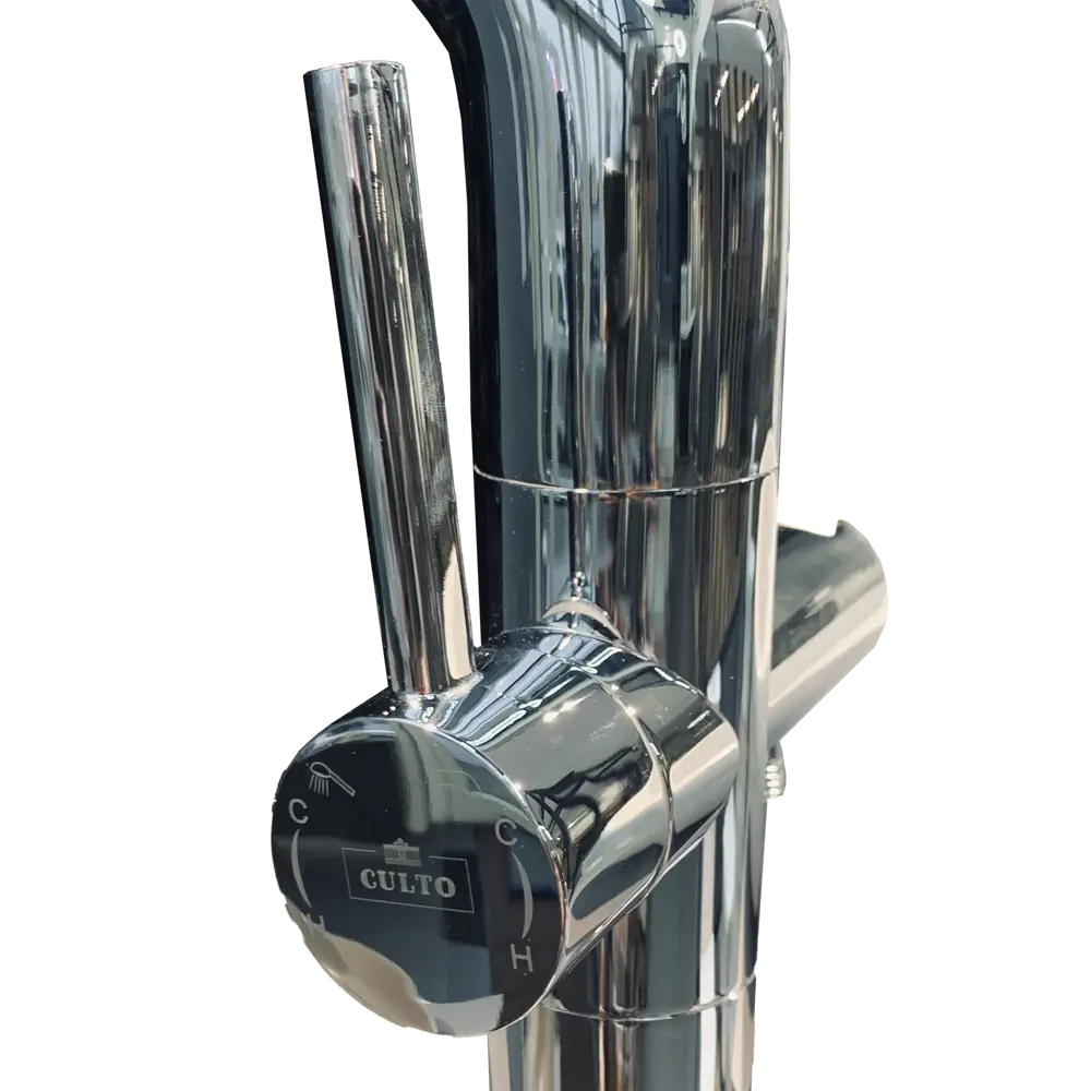 Смеситель для ванны Culto Klod напольный однорычажный цвет хром STLM-2179473 - Вид №1