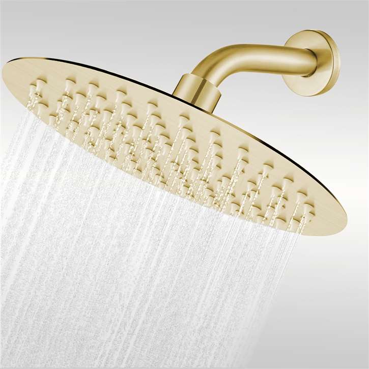 Круглая настенная душевая головка с кронштейном Fontana Showers Luxe Fontaine ARCH-00091302 - Вид №1