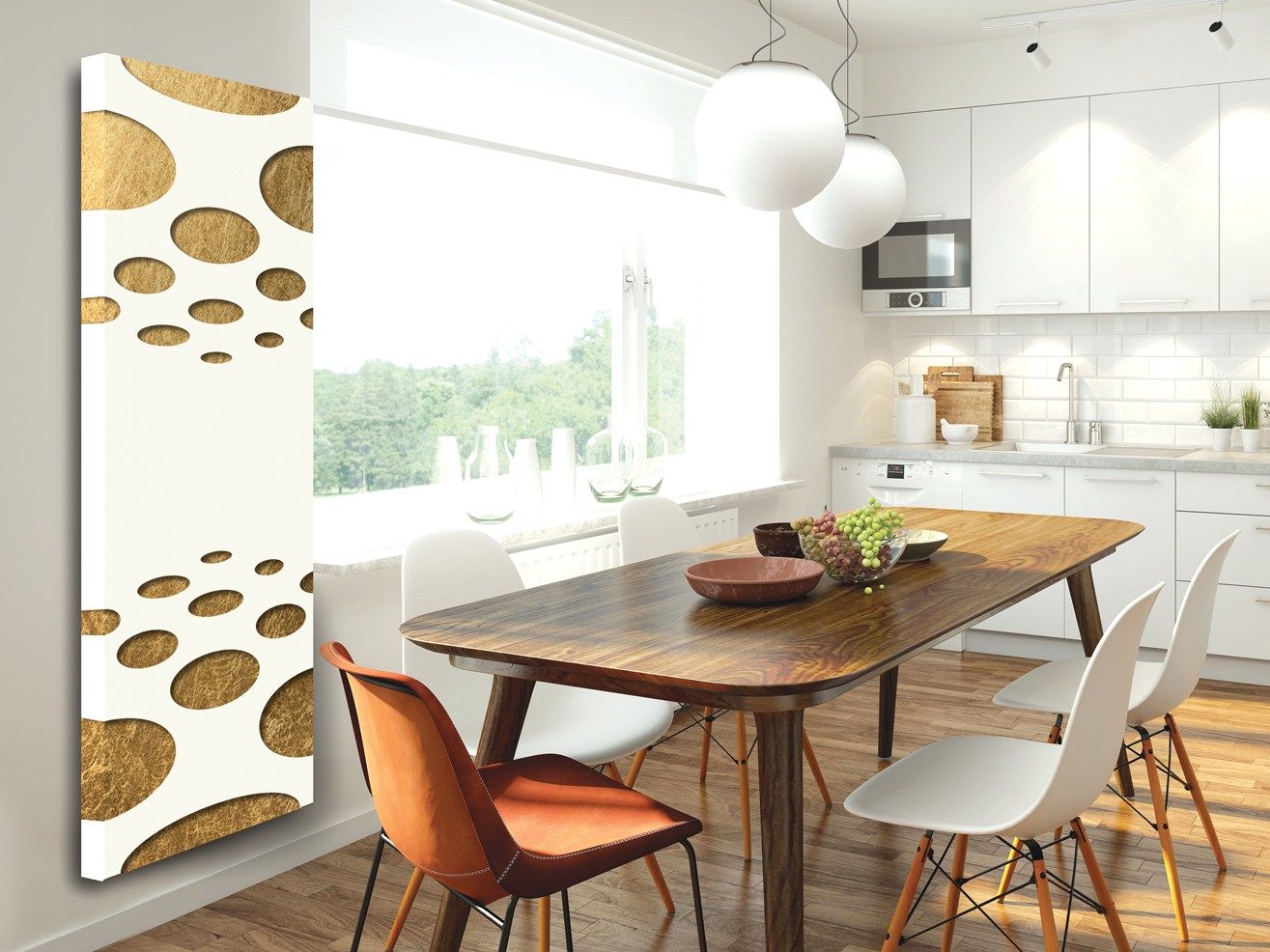 Алюминиевый полотенцесушитель Termo Design двойная пластина-сусальное золото ARCH-00136883 - Вид №8