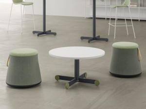 Круглый меламин журнальный столик