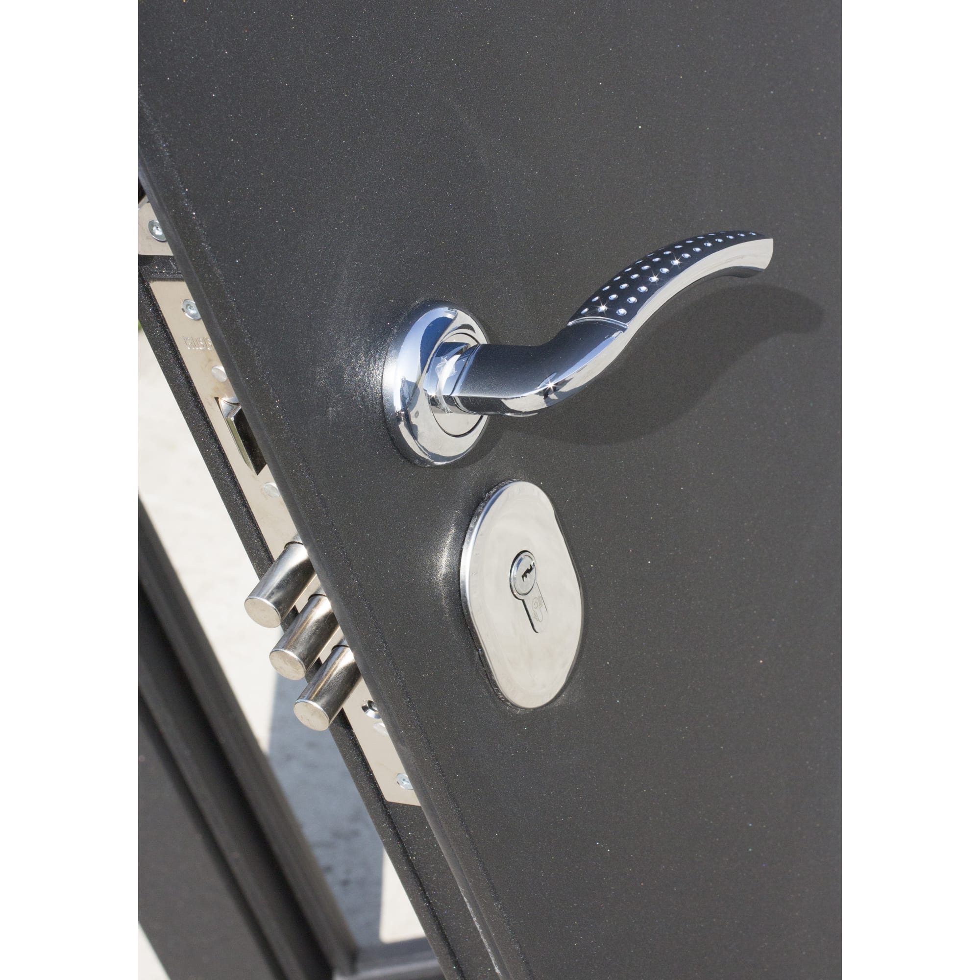 82096731 Дверь входная металлическая Гарда Муар, 860 мм, левая, цвет дуб сонома Santreyd  - Вид №5