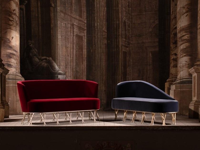 Paolo Castelli Бархатный диван Orus sun-id-1492183 - Вид №4