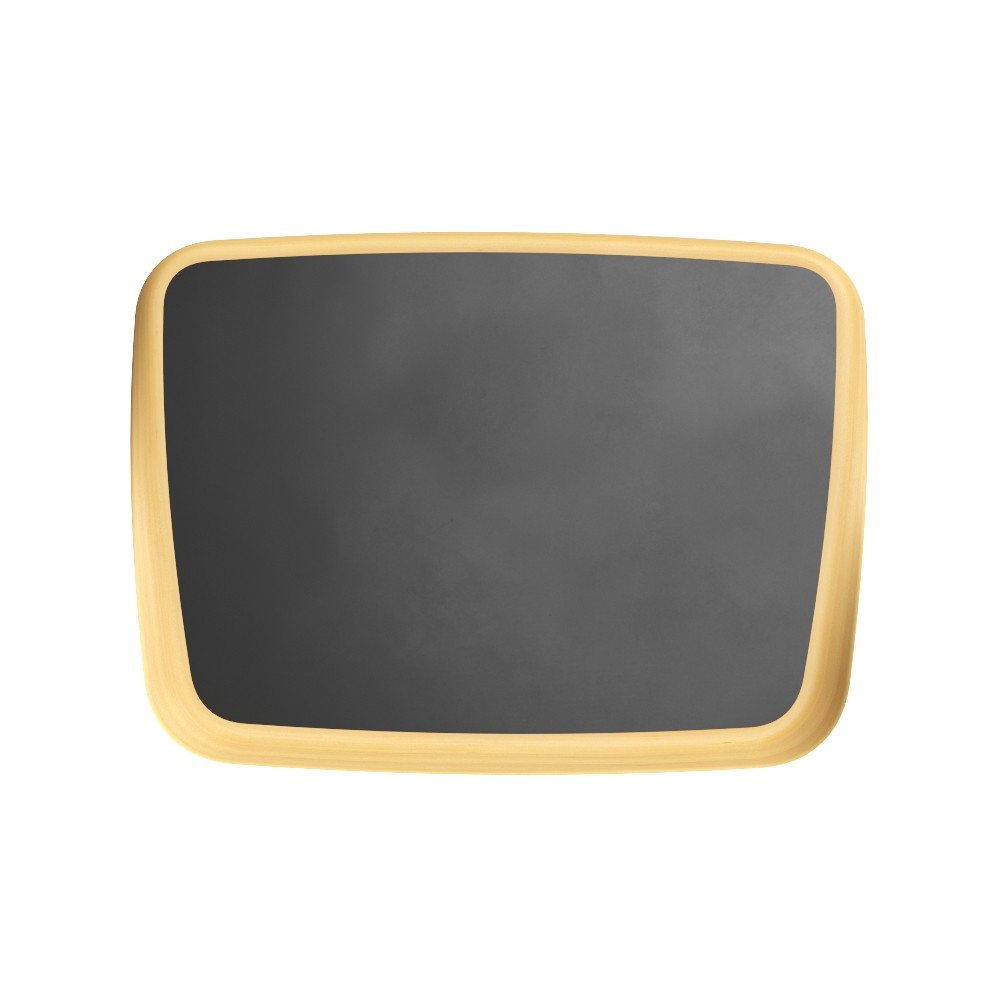 Письменный стол черный фигурный с деревянной отделкой Nod MONTLY NOD 128933 Бежевый;черный  - Вид №2