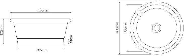 Lvcp01 Накладная раковина на столешницу  овальная BLEU PROVENCE Lavabi in metallo - Вид №2