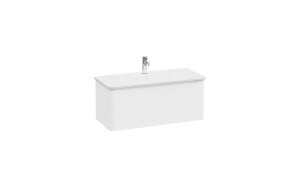 Подвесной шкаф для умывальника со встроенной раковиной