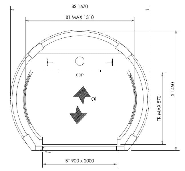 Внутренний гидравлический круглый мини-датчик NOVA Elevators специальный ARCH-00071049 - Вид №13