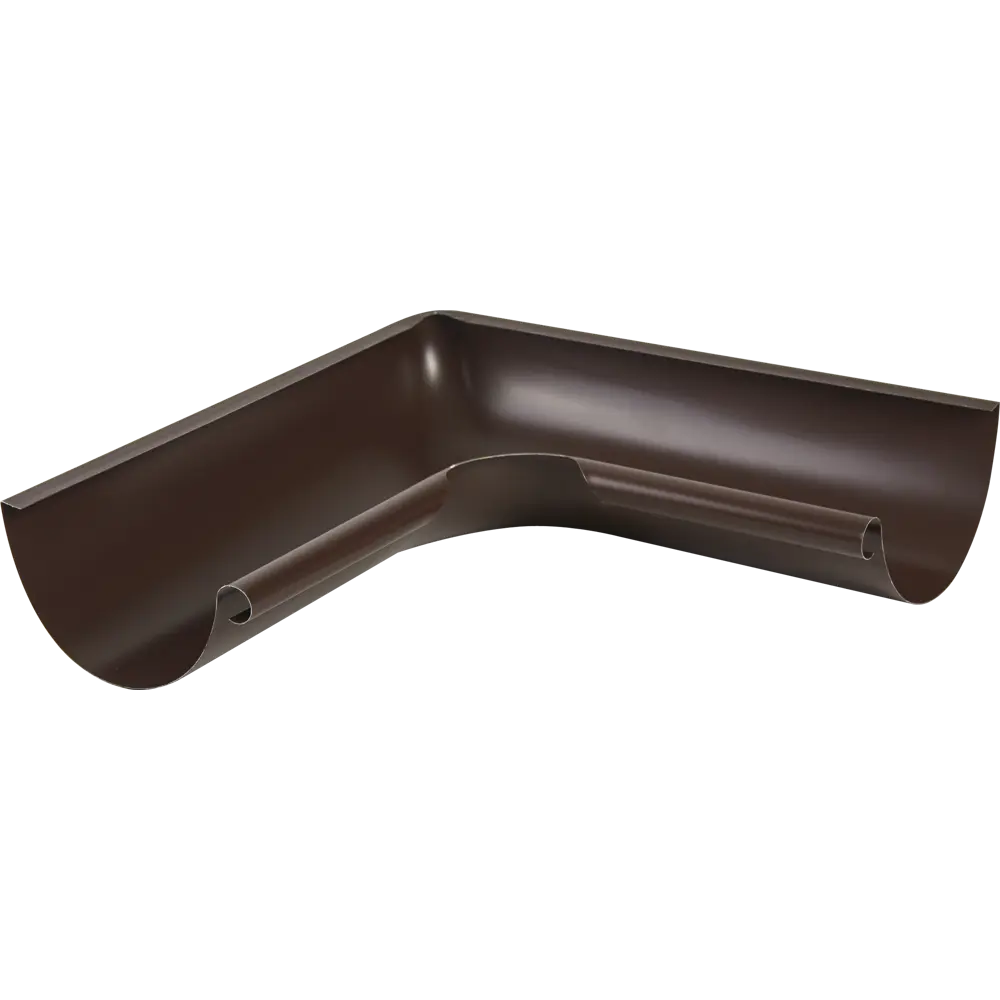 10009914 Угол желоба на 90° внутренний цвет коричневый STLM-1018045 ИНТЕРПРОФИЛЬ 