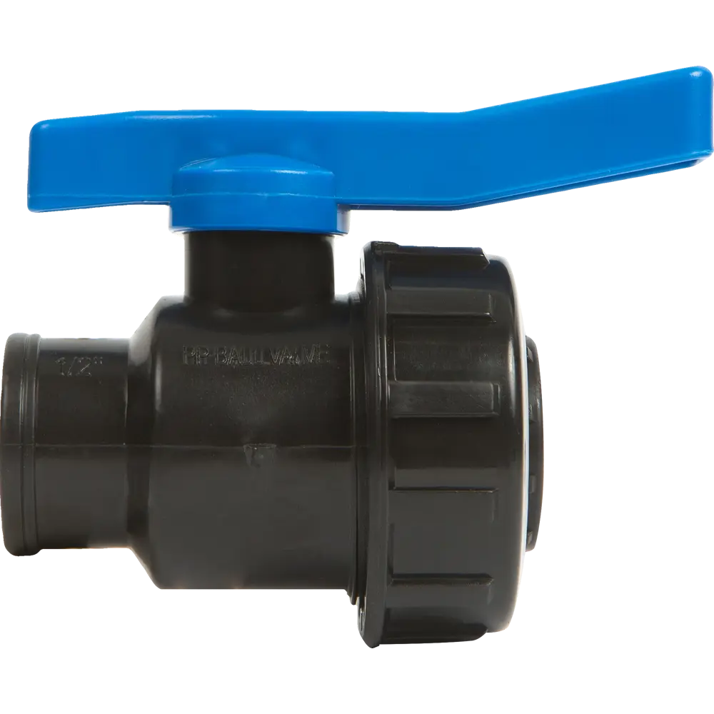 Кран ПНД 1/2"х1/2" внутренняя резьба полиэтилен 82148987 STLM-2095844 UNIO  - Вид №1