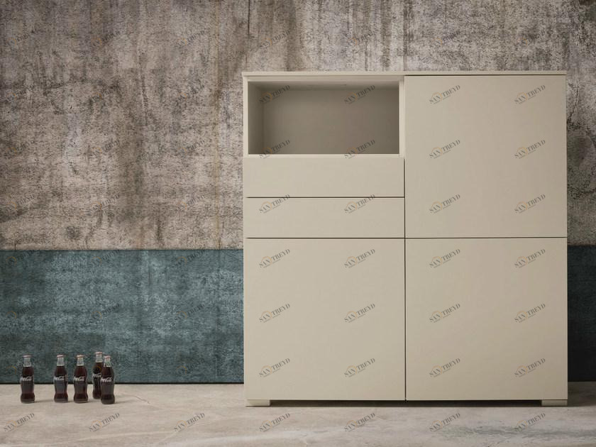 Dall'Agnese Лакированный буфет с распашными дверцами с ящиками sun-id-1424181