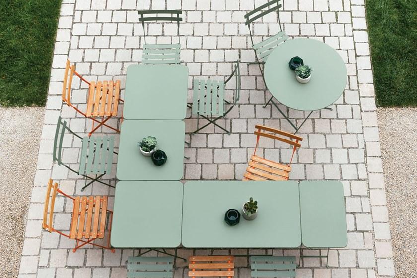 Fermob Складной прямоугольный садовый стол из стали Bistro 0240 Bistrò - Вид №1