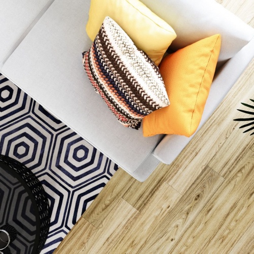 Виниловый ламинат Decoria Mild Tile Алести Dw 3151 Дуб (Гладкая) 950х184 мм 3201000049 - Вид №2