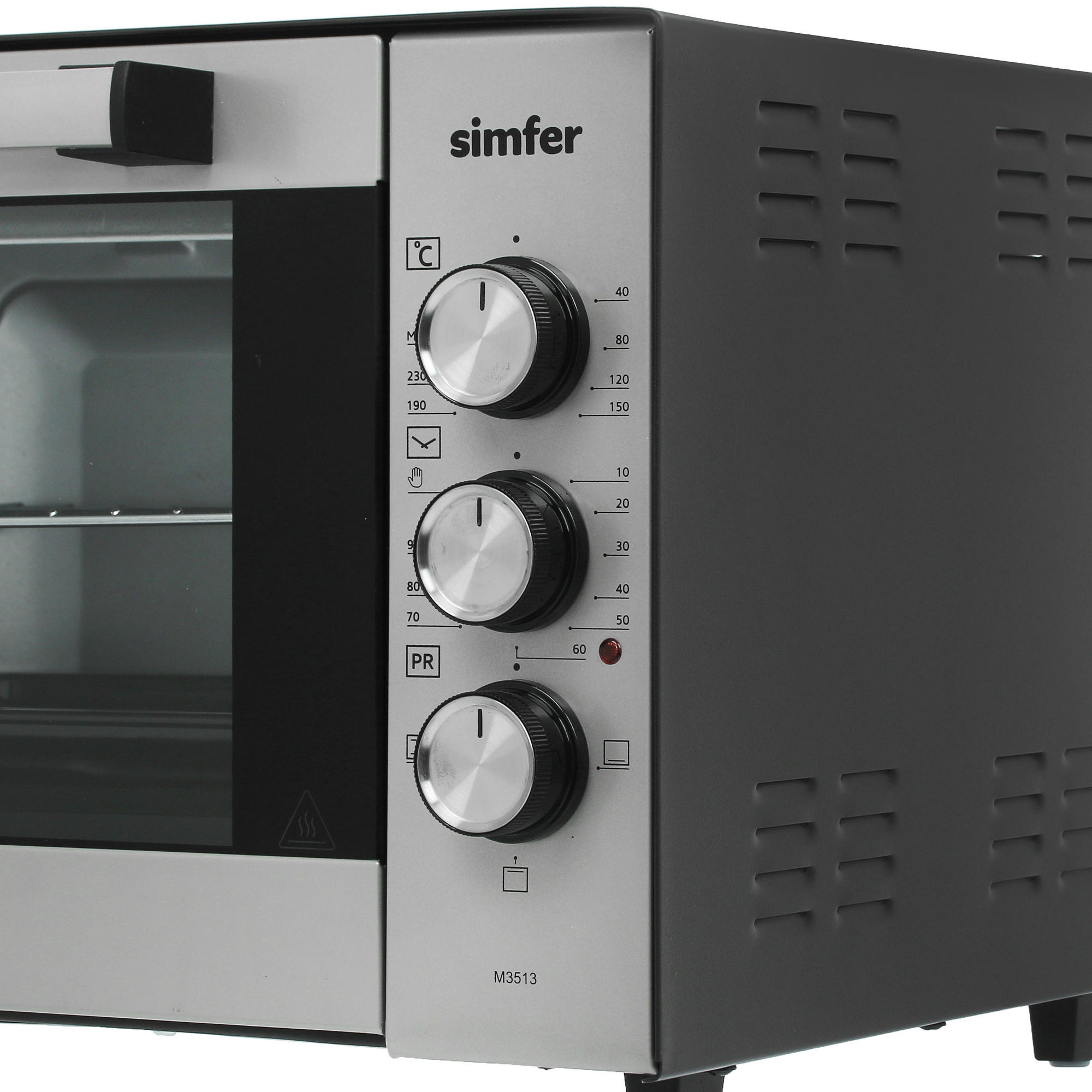 5063773 Мини-печь Simfer M3513 серебристый STDN-0107034 - Вид №3