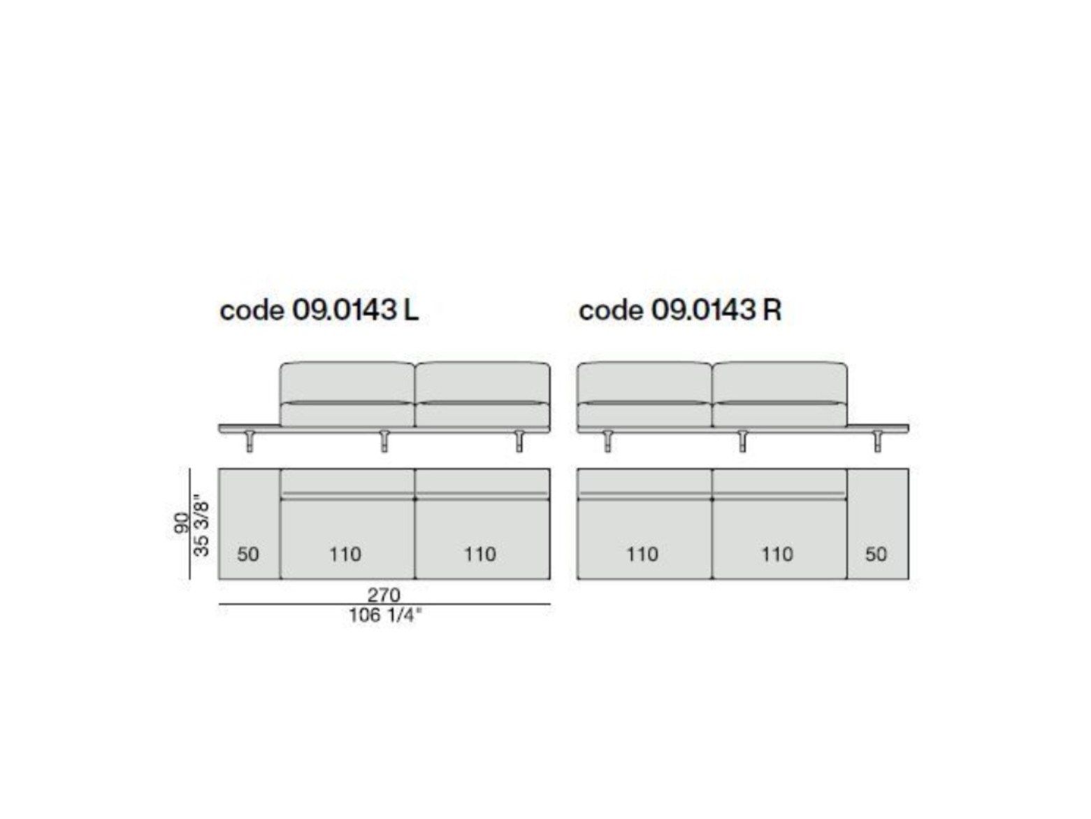 Тканевый диван с отсеком для хранения Porada Soul ARCH-00136846 - Вид №27