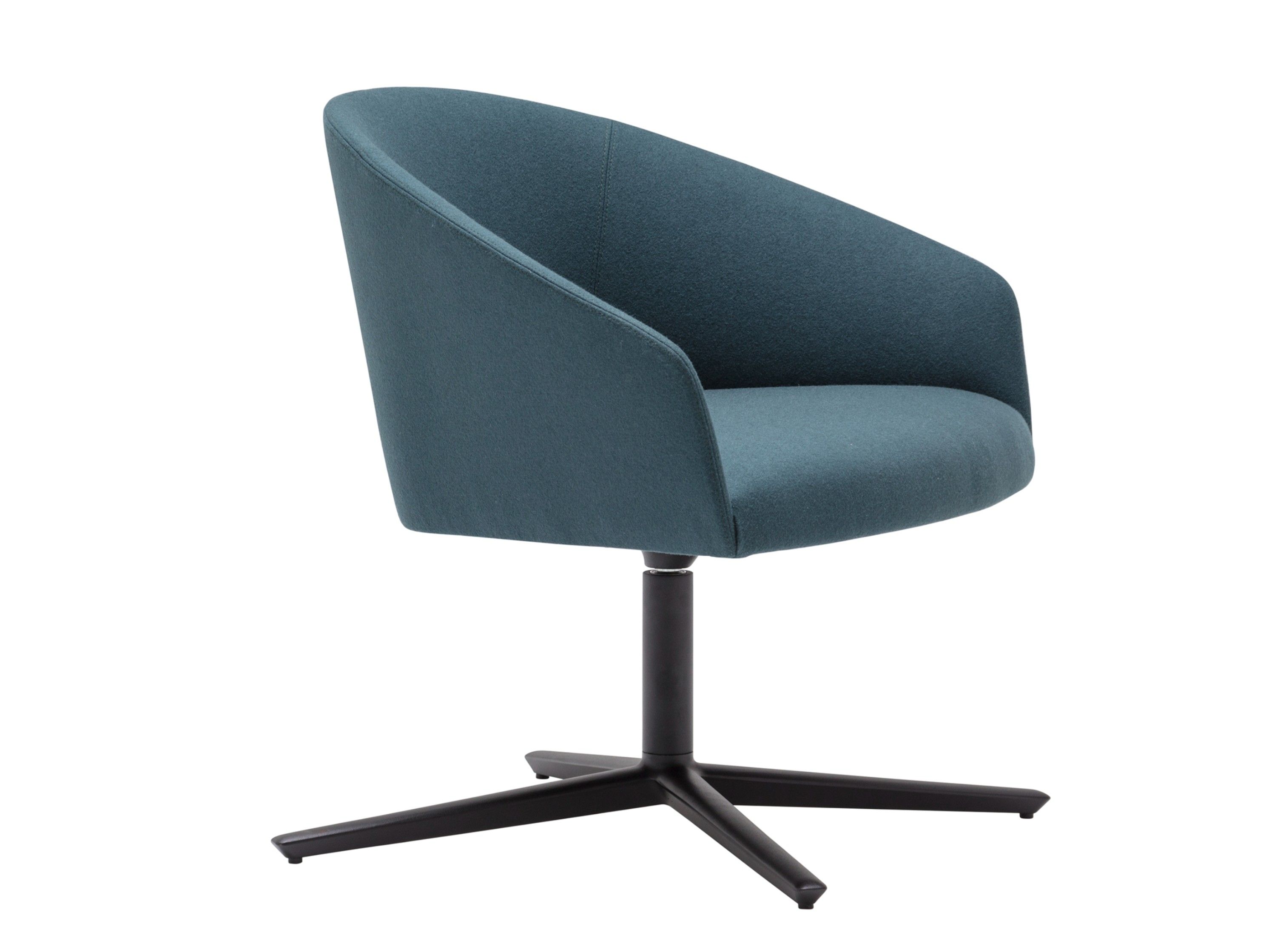 Спицевое вращающееся кресло с подлокотниками Andreu World бренди ARCH-00057294