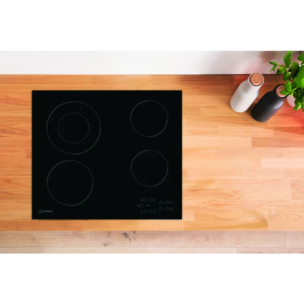 Электрическая варочная поверхность Indesit Hi-light IR260 60 см 4 конфорки цвет чёрный 83682854 STLM-2036726  - Вид №4