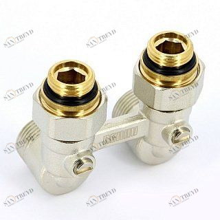 REHAU Узел НН угловой для радиаторов с нижней подводкой 1/2"x3/4" ЕК 240737