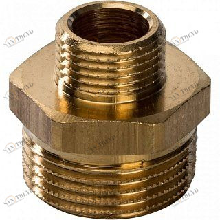 Ниппель переходной НН 3/4х3/8" латунь STOUT SFT0003003438
