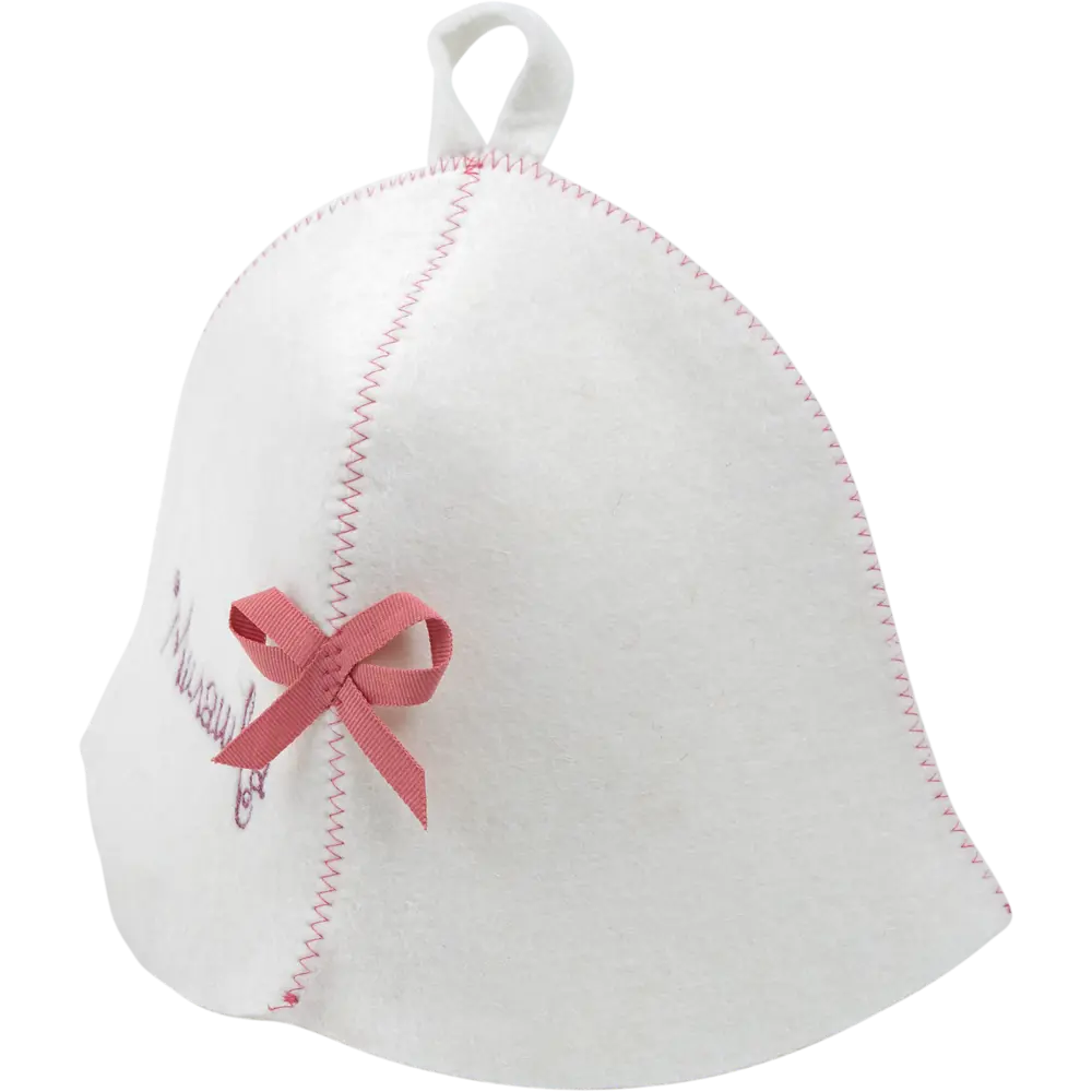 Шапка банная «Милашка», фетр, цвет белый 82406147 STLM-2204303 Santreyd 