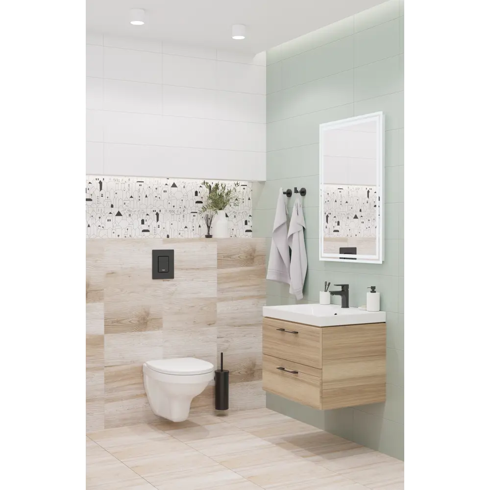 Плитка настенная LB Ceramics Моана 19.8x39.8 см 1.81 м² матовая цвет шалфей Play Моана STLM-2020477 - Вид №3