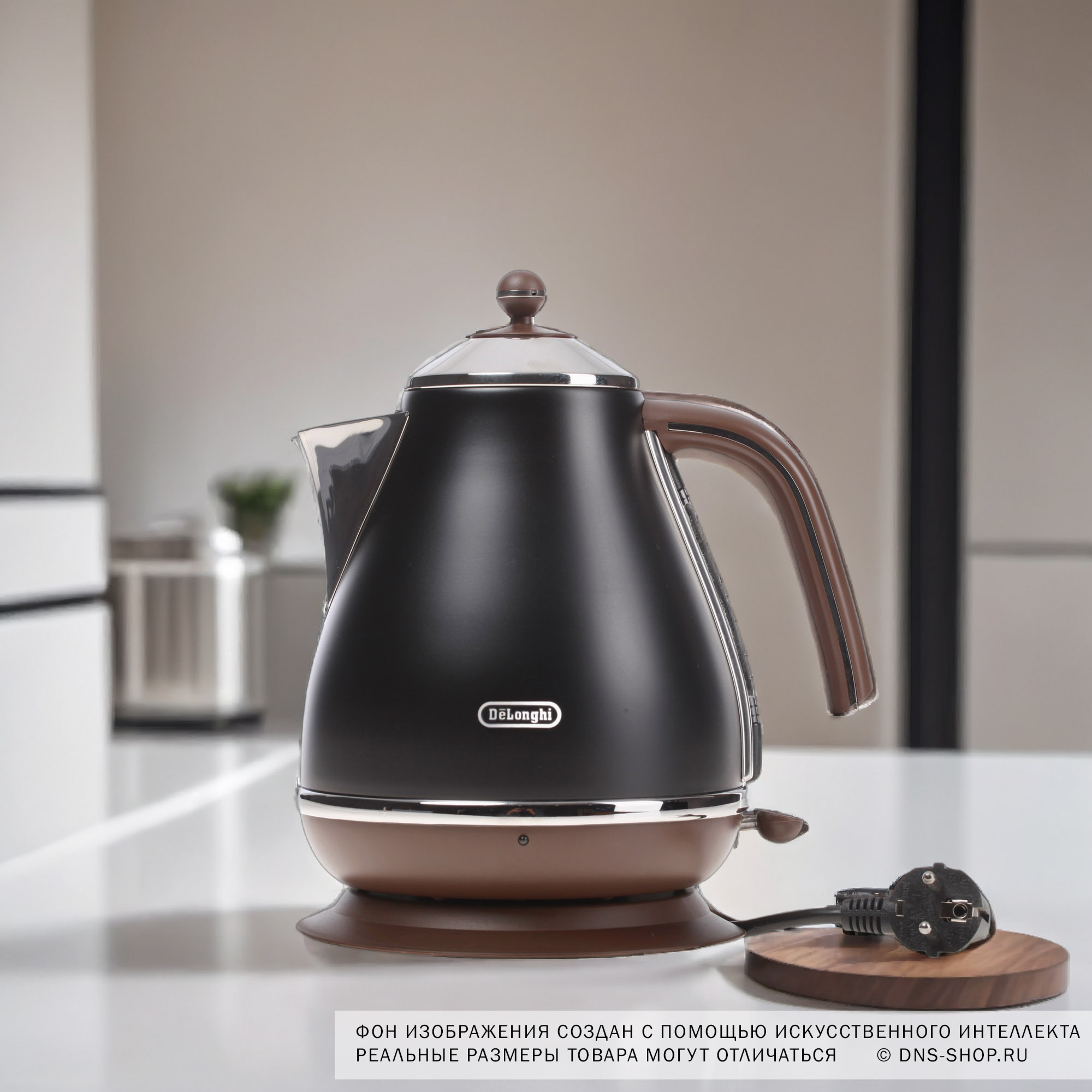 1001077 Электрочайник DeLonghi KBOV 2001.BK черный STDN-0091773 - Вид №8