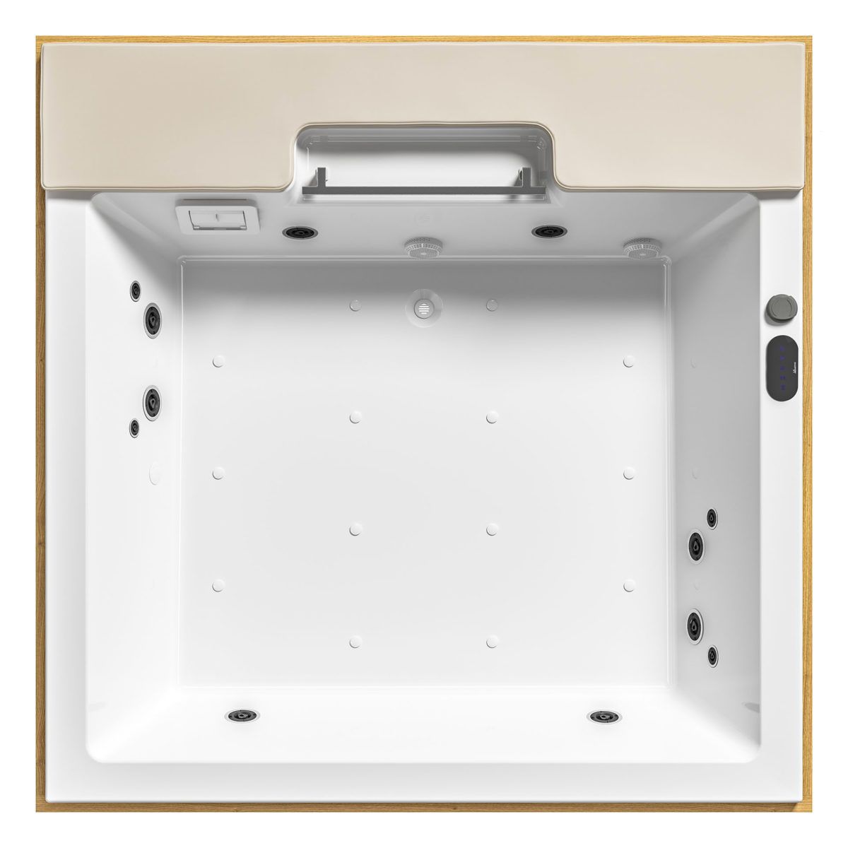 Четырехместная квадратная мини-чаша с хромотерапией Albatros Soreha ARCH-00012645 - Вид №1