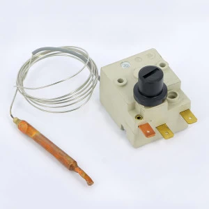 Термостат предохранительный капиллярный 10А, 230В EMMETI с трубкой 1000мм